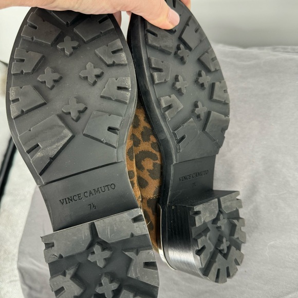 Vince Camuto leopard print Kelivena boots size 7.5 - Picture 7 of 7